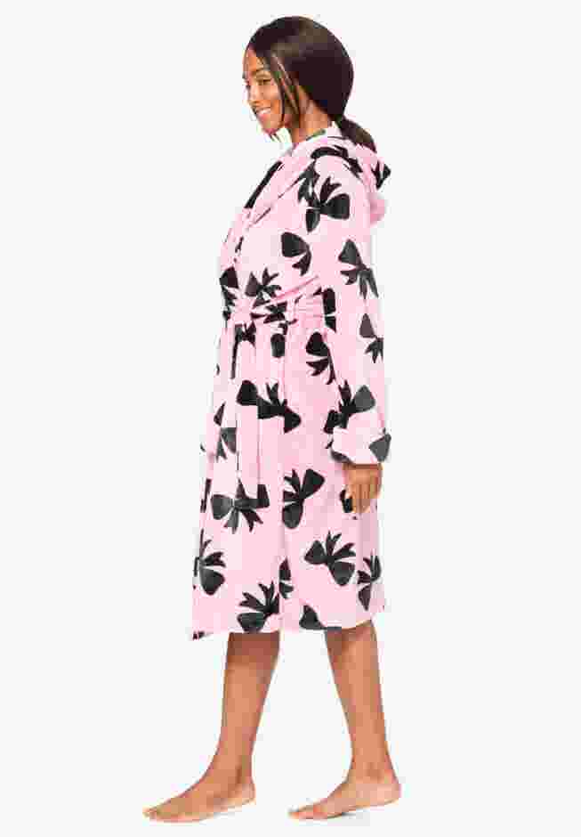 Dreams & Co® Plush Hooded Wrap Robe image number 2