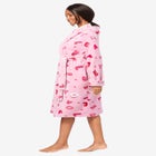 Dreams & Co® Plush Hooded Wrap Robe image number null