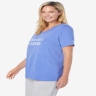 Cotton V-Neck PJ Top image number null