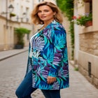 Ultrasmooth&reg; Fabric Long Sleeve Cardigan image number null