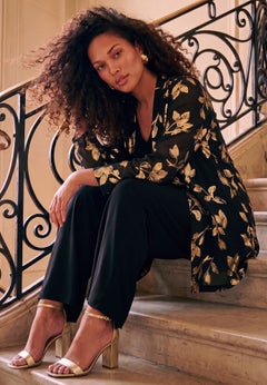 Ultrasmooth&reg; Fabric Long Sleeve Cardigan