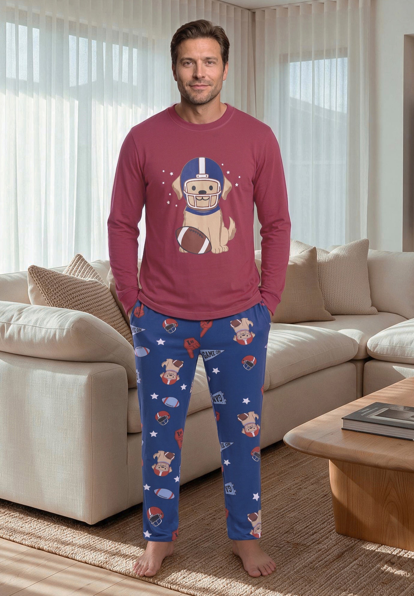 Dreams & Co.&reg; Men&rsquo;s Pajama Set image number 0