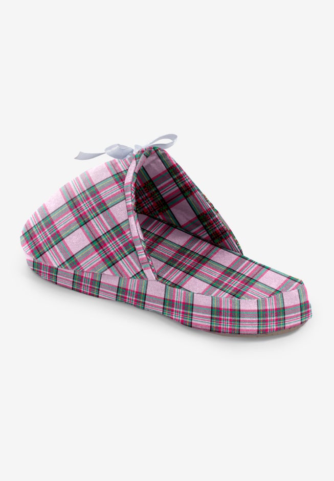 Dreams & Co.® flannel slipper image number 1
