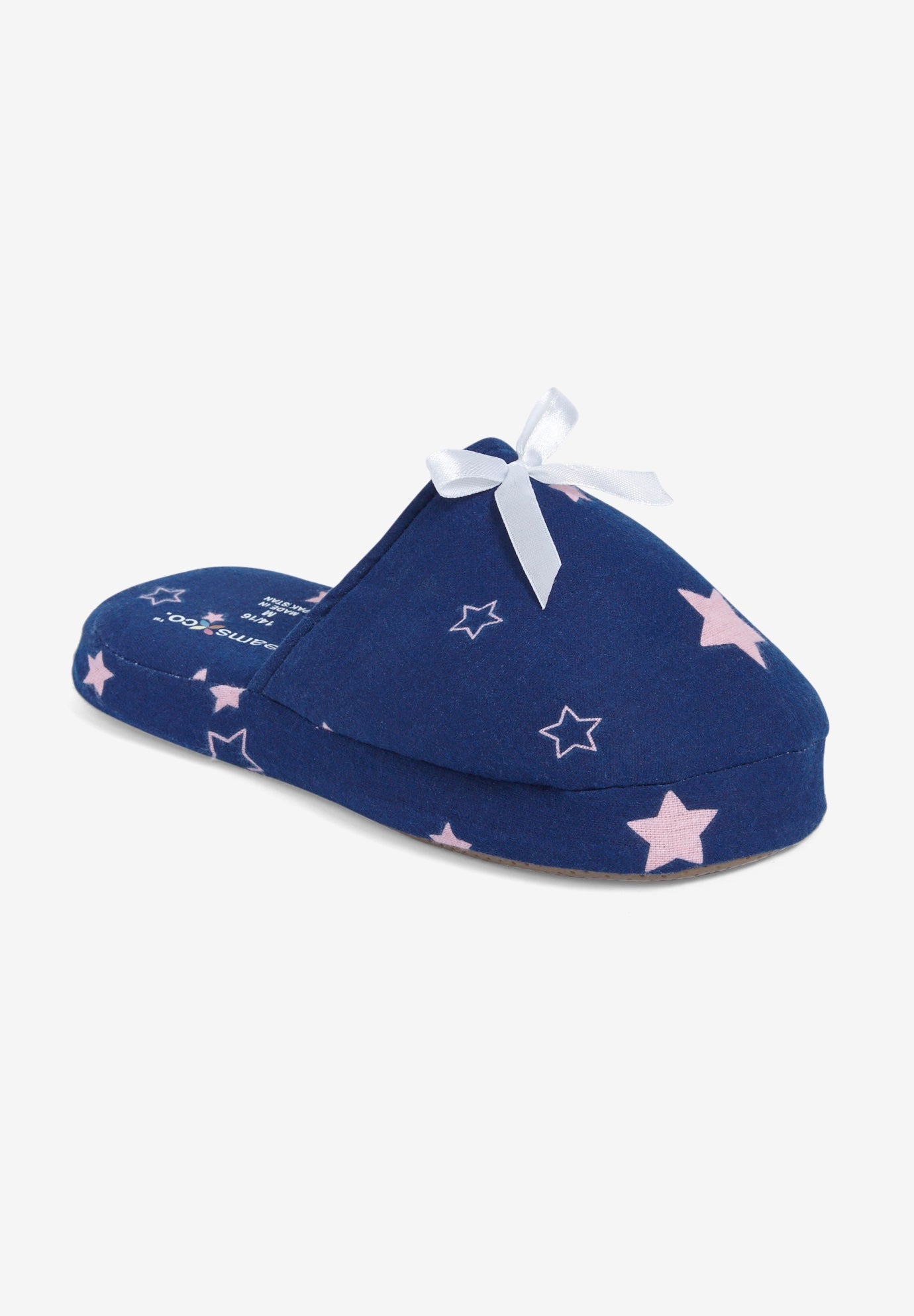 Dreams & Co.&reg; flannel slipper image number 0