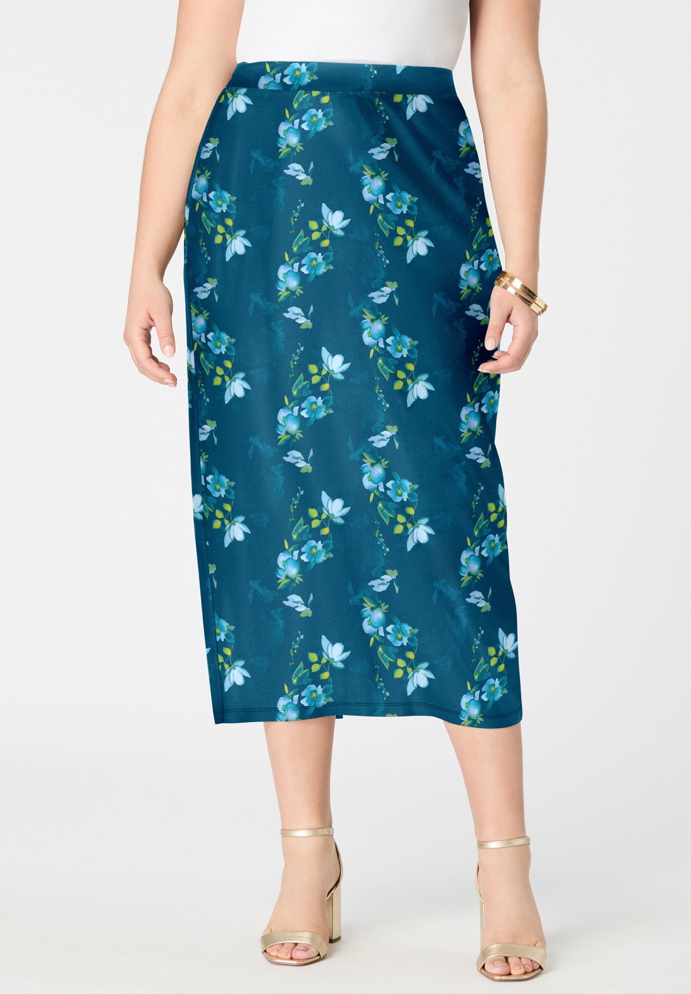 Ultrasmooth® Fabric Midi Skirt image number 0