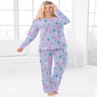 Thermal Henley Pajama Set image number null