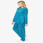 Dreams & Co. ® Velour Pajama with FREE Fuzzy Socks image number null