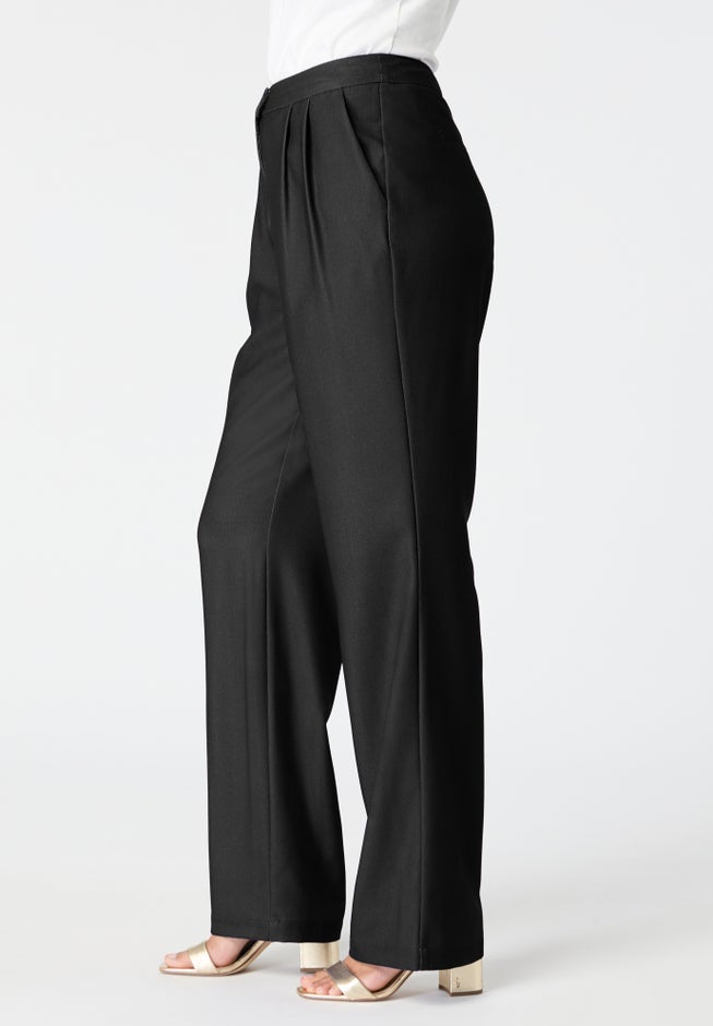 Plus Size Crepe Trouser Pant image number 2