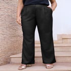 Plus Size Crepe Trouser Pant image number null