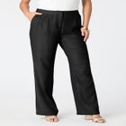 Plus Size Crepe Trouser Pant image number null