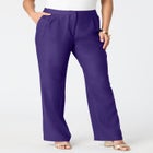 Plus Size Crepe Trouser Pant image number null