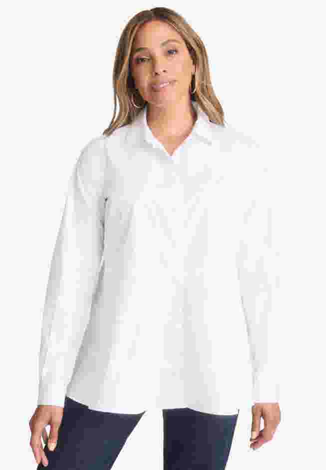 TIERED POPLIN TUNIC image number 0