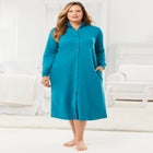 Only Necessities® Fleece Snap-Front Robe image number null