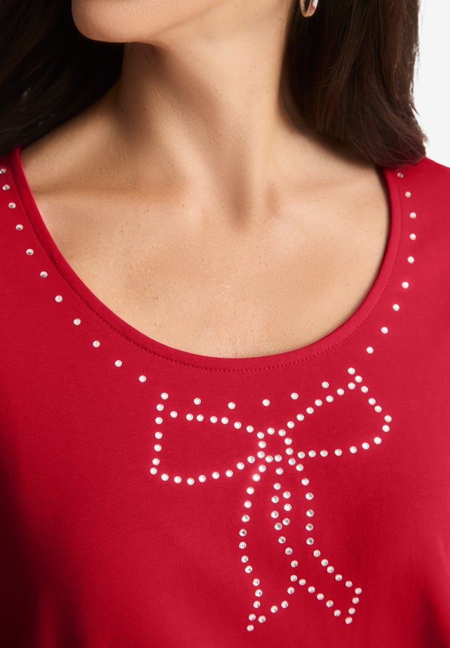 Sparkle Bow Tee image number 3