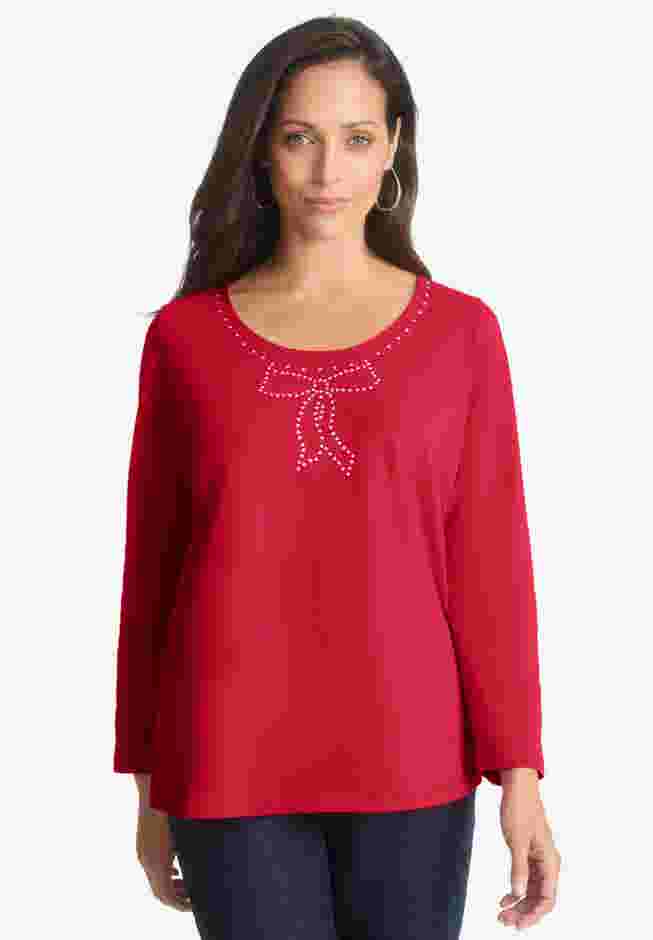 Sparkle Bow Tee image number 0