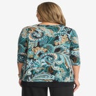 Crew Neck Double Layered Tunic image number null