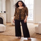 Crew Neck Double Layered Tunic image number 0