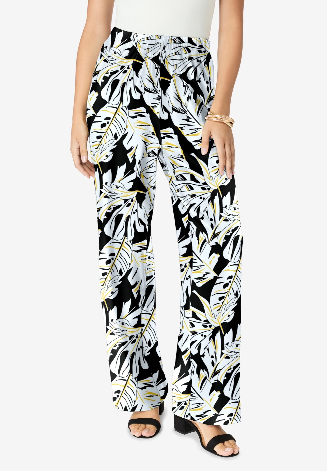 Ultrasmooth&reg; Fabric Wide-Leg Pant image number 0