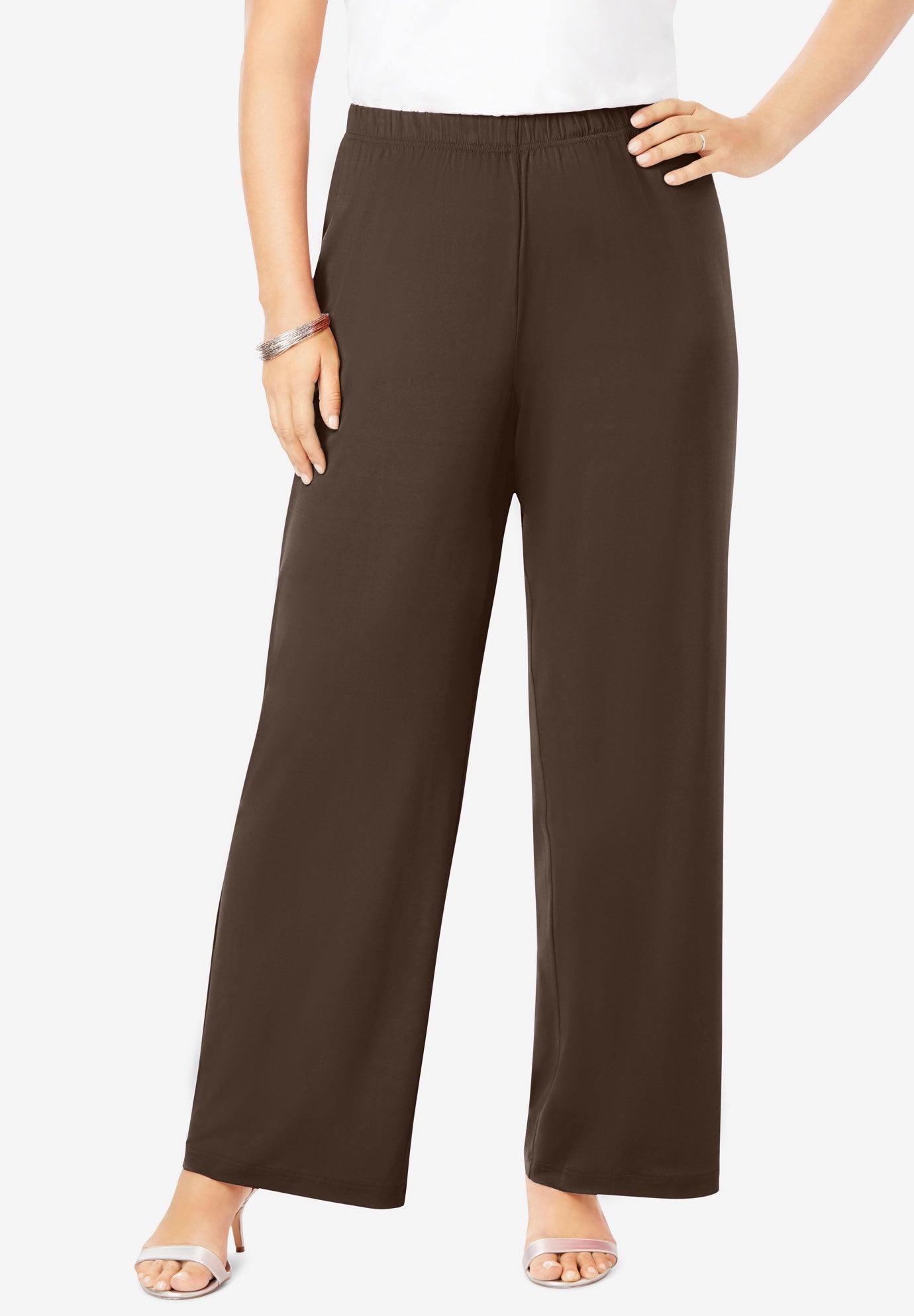 Ultrasmooth® Fabric Wide-Leg Pant image number 0