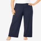 Ultrasmooth® Fabric Wide-Leg Pant image number null