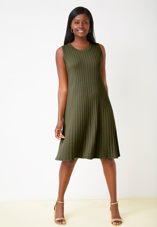 2-Piece Sweater Jacket Dress image number 1