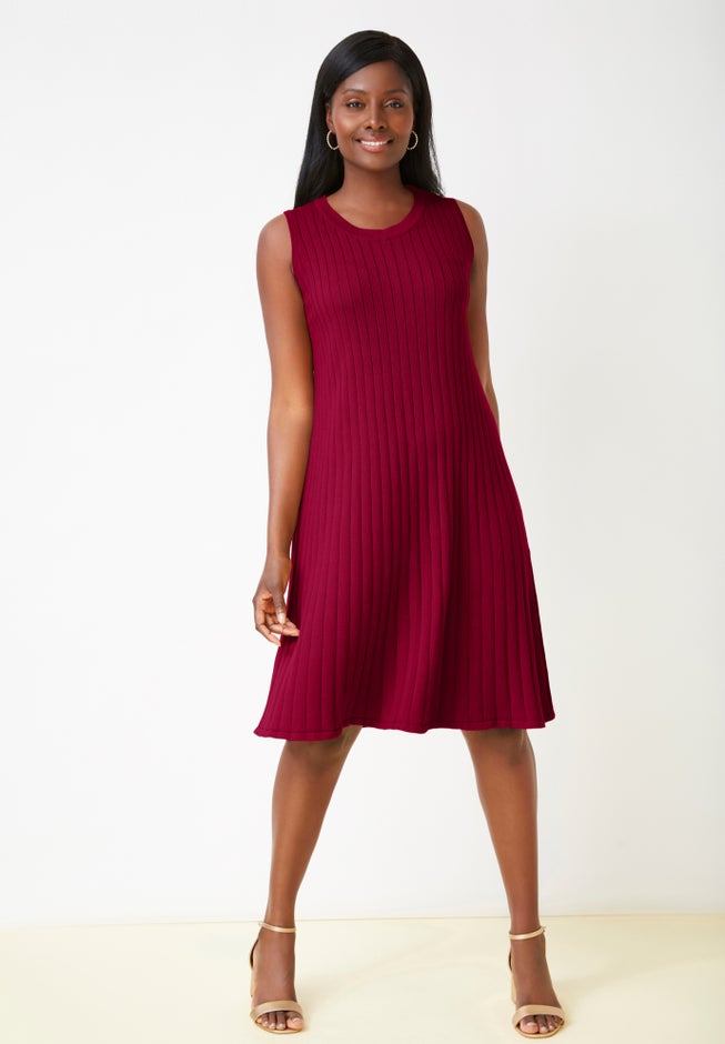 2-Piece Sweater Jacket Dress image number 1