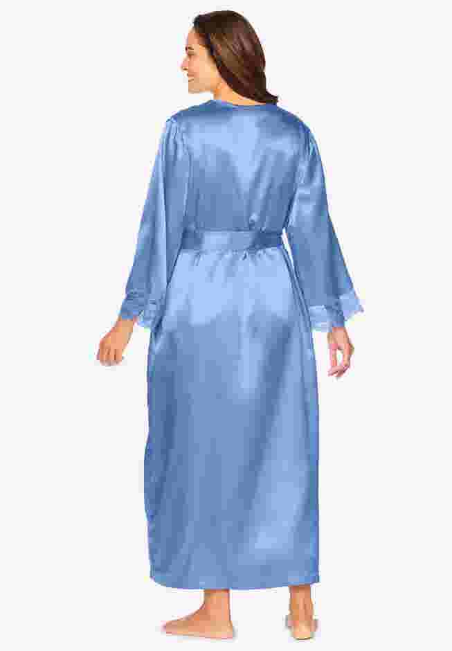 The Luxe Satin Long Peignoir Set image number 1