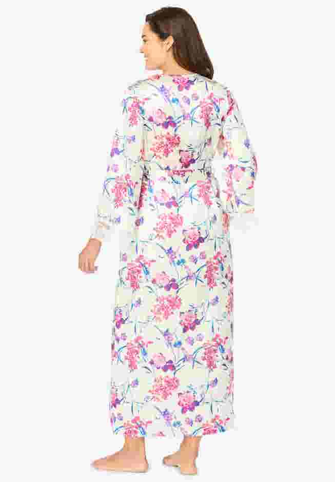 The Luxe Satin Long Peignoir Set image number 1