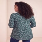 Plus Size Knit Thermal V Neck Swing Tunic &ndash; Long Sleeve image number 1