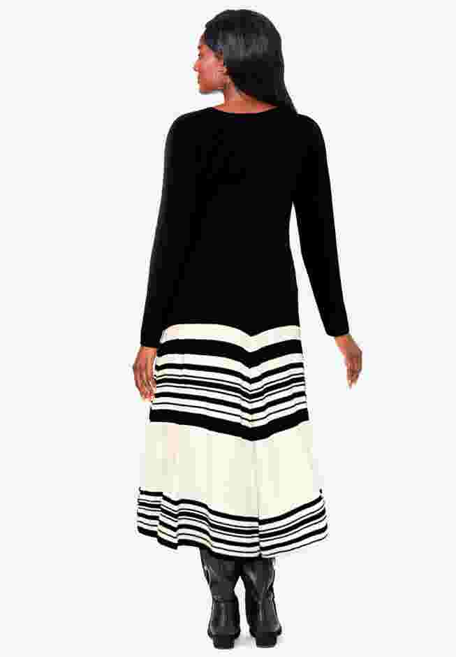 Fit and Flare Sweater Dress image number 1