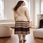 Fit and Flare Sweater Dress image number 1