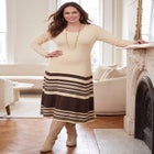 Fit and Flare Sweater Dress image number 0