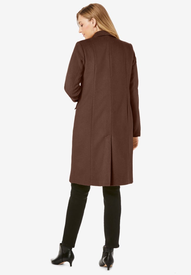 Notch Collar Wool Coat image number null