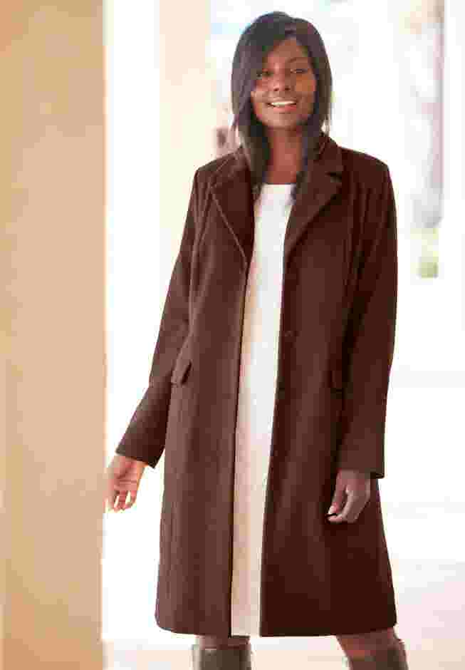 Notch Collar Wool Coat image number 3