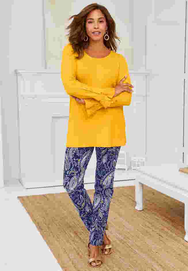 Lace Cuff Pullover image number 4