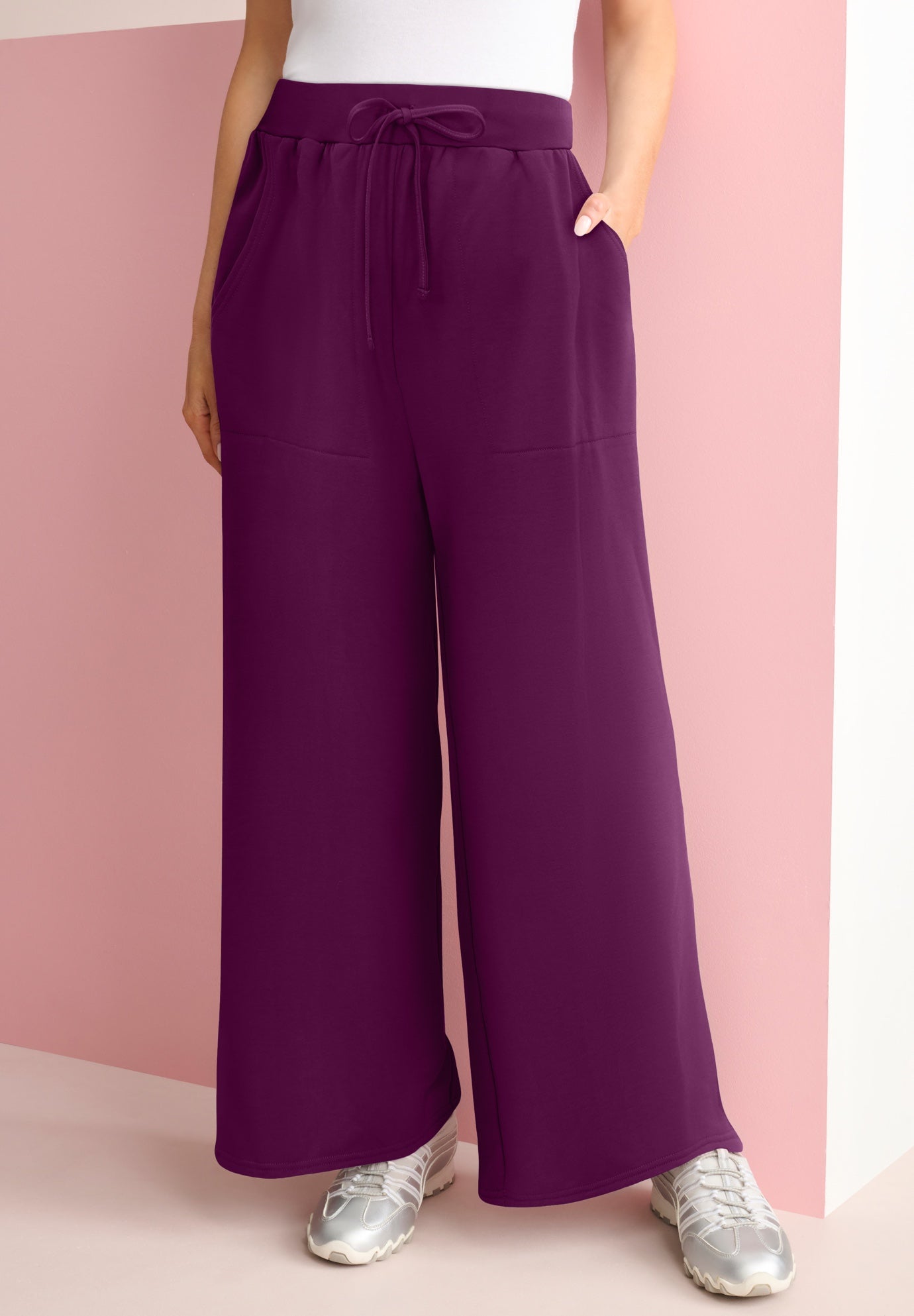 Comfort+ Fleece Flared Sweatpants image number 0