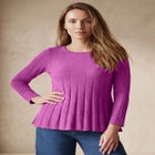 Chevron Fit & Flare Sweater image number 0