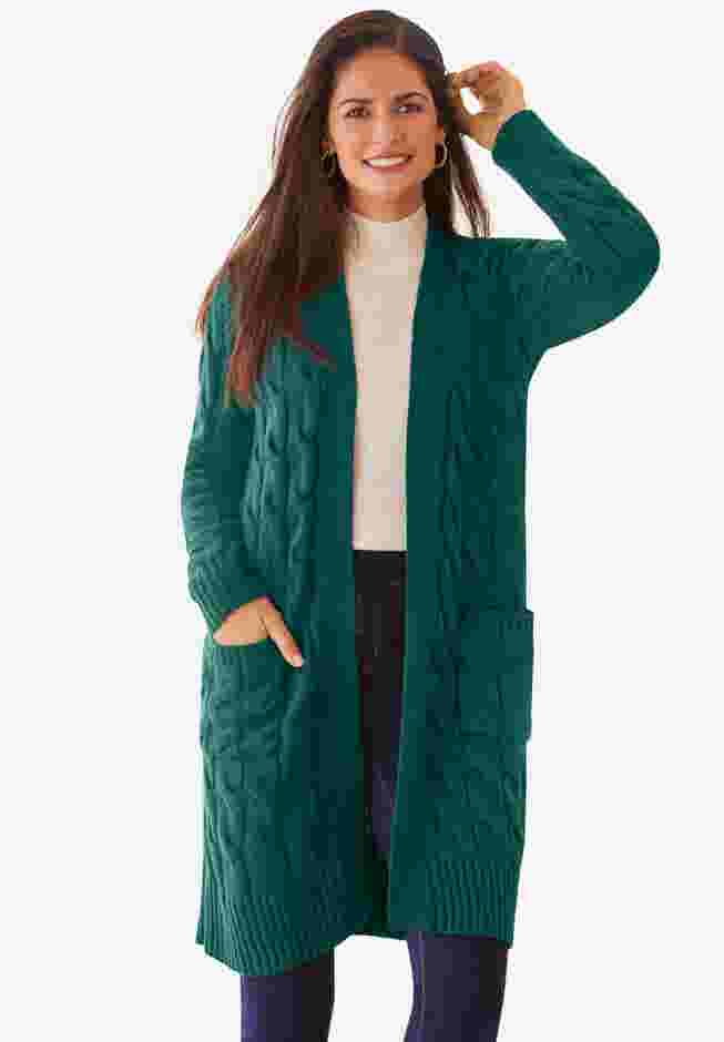 Cable Duster Sweater image number 0