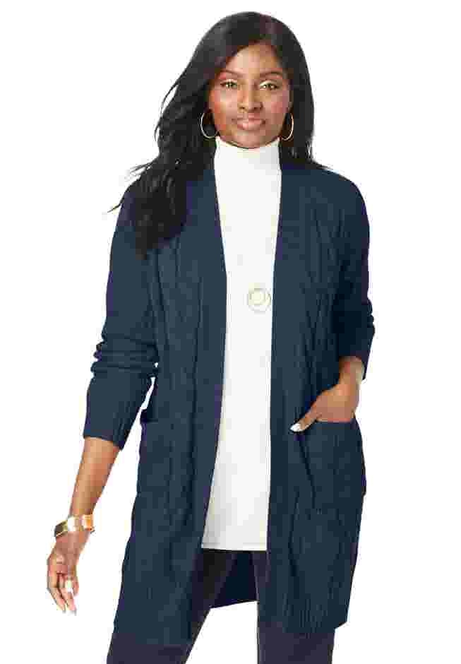 Cable Duster Sweater image number 0