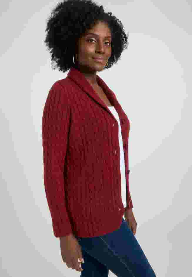 Cable Blazer Sweater image number 2
