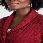 Cable Blazer Sweater image number null