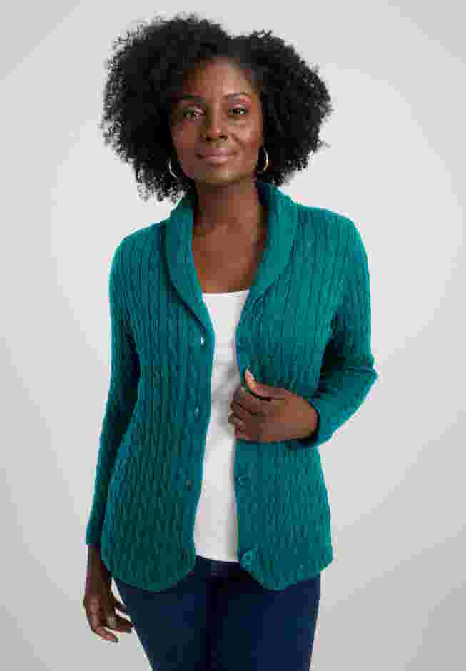 Cable Blazer Sweater image number 0