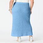 Cable Knit Midi Skirt image number null