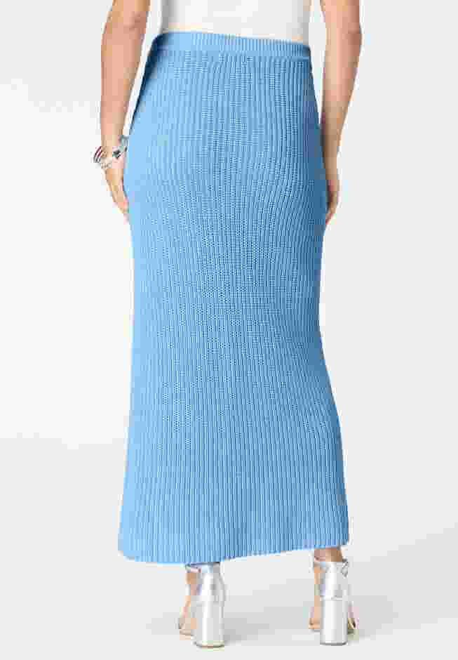 Cable Knit Midi Skirt image number 1