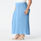 Cable Knit Midi Skirt image number null