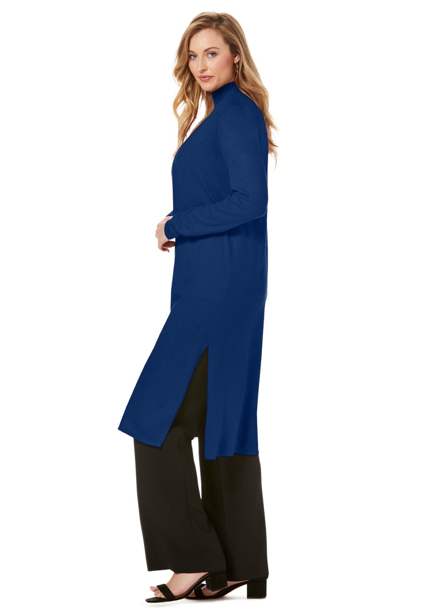 Carefree Cashmere Duster Sweater image number 2