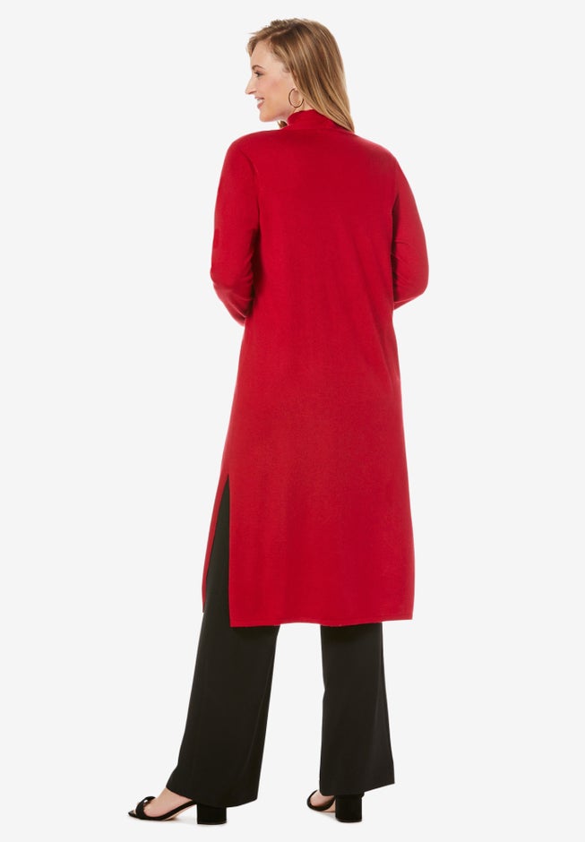 Cotton Cashmere Duster Sweater image number null