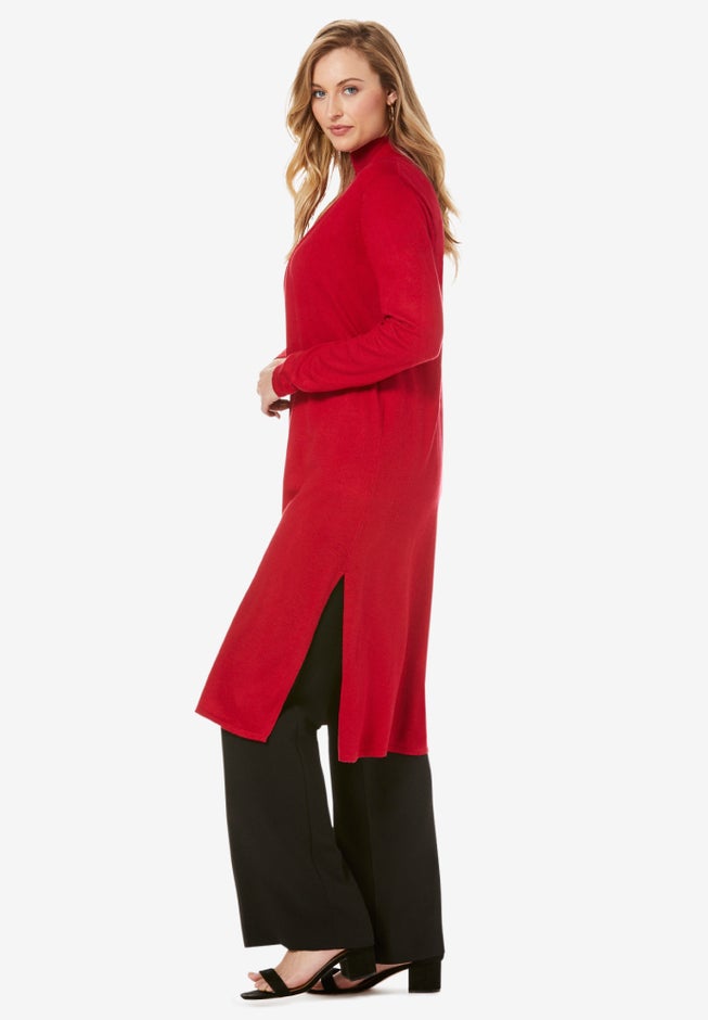 Cotton Cashmere Duster Sweater image number null