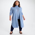 Cotton Cashmere Duster Sweater image number null