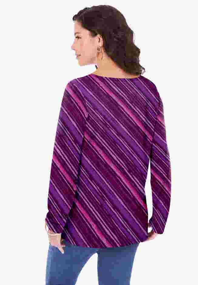 Ultimate Long Sleeve V Neck Tee image number 1